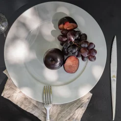 Assiette*alinea Assiette plate en porcelaine D21cm - Blanc