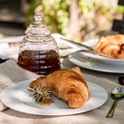 Assiette*alinea Assiette plate en porcelaine D21cm - Blanc