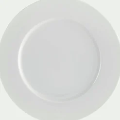 Assiette*alinea Assiette plate en porcelaine D21cm - Blanc