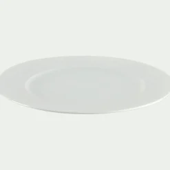 Assiette*alinea Assiette plate en porcelaine D21cm - Blanc