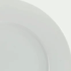 Assiette*alinea Assiette plate en porcelaine D21cm - Blanc
