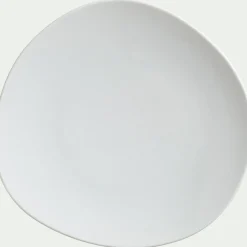 Assiette*alinea Assiette plate en porcelaine D28cm - Blanc