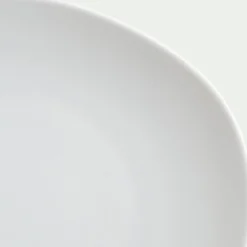 Assiette*alinea Assiette plate en porcelaine D28cm - Blanc