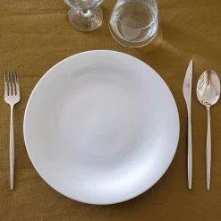 Assiette*alinea Assiette plate en porcelaine qualité hôtelière D27cm - Blanc