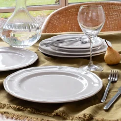 Assiette|Assiette De Noël*alinea Assiette plate en porcelaine D26,8cm - Blanc