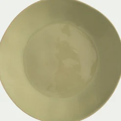 Assiette|Assiette De Noël*alinea Assiette plate organique en grès D26,7cm - avocado Vert