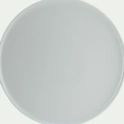 Assiette*alinea Assiette plate spirale en porcelaine D26cm - Blanc