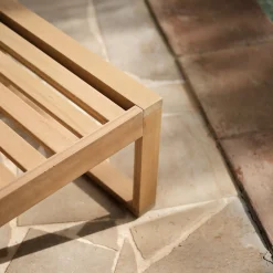 Transat Et Chaise Longue*alinea Bain de soleil en eucalyptus FSC - Bois clair