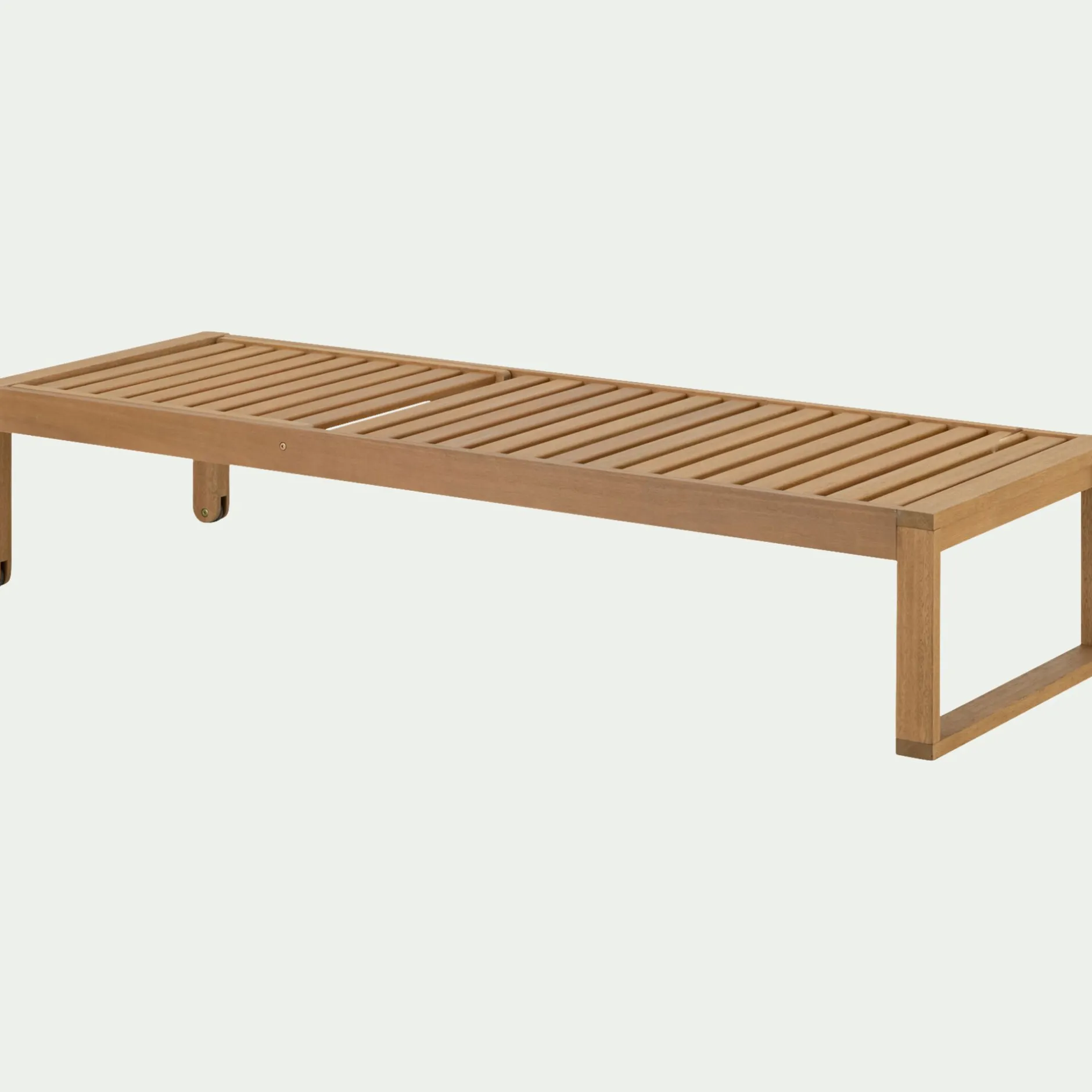 Transat Et Chaise Longue*alinea Bain de soleil en eucalyptus FSC - Bois clair