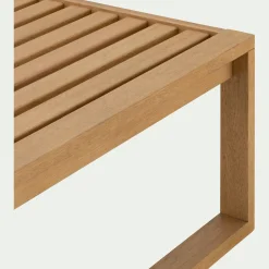 Transat Et Chaise Longue*alinea Bain de soleil en eucalyptus FSC - Bois clair