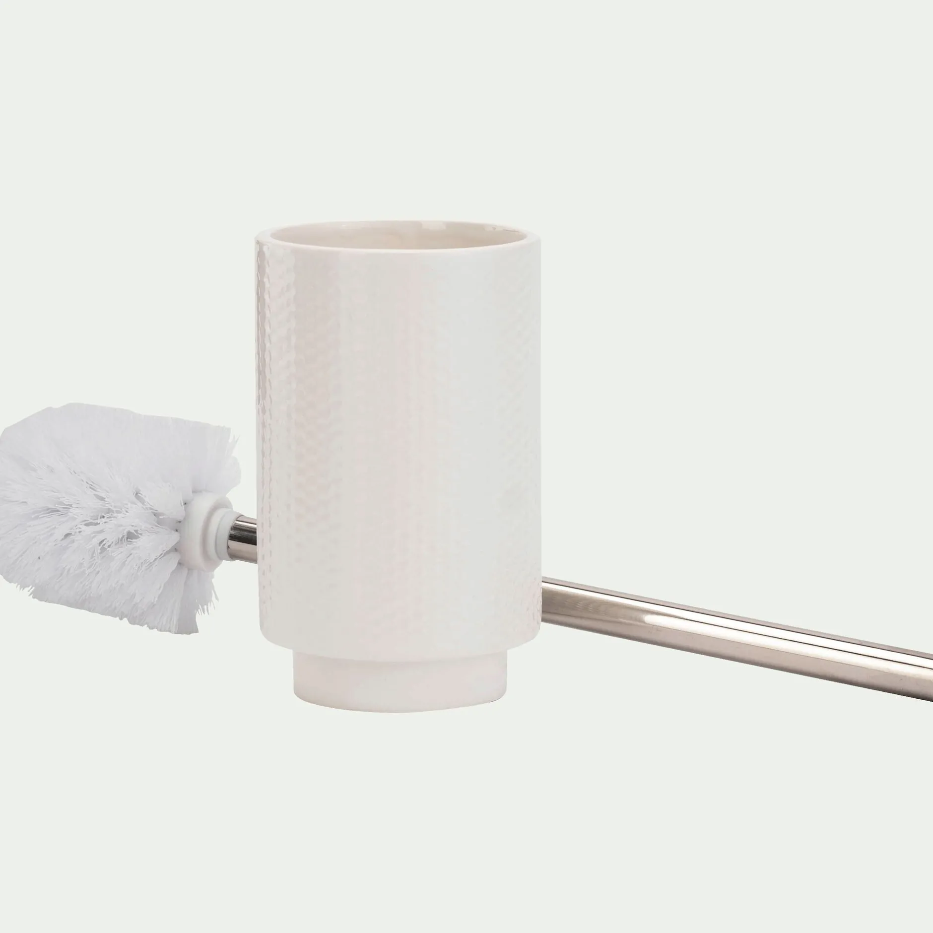 Accessoire Wc*alinea Balai et porte balai WC en céramique - ventoux Blanc