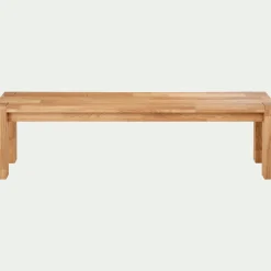 Tiroir Et Bout De Lit|Tabouret*alinea Banc en chêne massif huilé L160cm - Bois clair