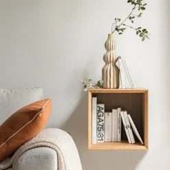 Meuble D'Entrée|Bibliothèque Et Étagère*alinea Bibliothèque 1 case en bois L36xl36xH36cm - Bois clair