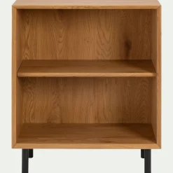 Meuble D'Entrée|Bibliothèque Et Étagère*alinea Bibliothèque 2 cases en bois L70xl36xH70cm - Bois clair