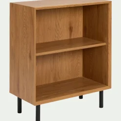 Meuble D'Entrée|Bibliothèque Et Étagère*alinea Bibliothèque 2 cases en bois L70xl36xH70cm - Bois clair