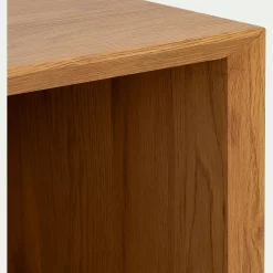 Meuble D'Entrée|Bibliothèque Et Étagère*alinea Bibliothèque 2 cases en bois L70xl36xH70cm - Bois clair