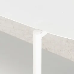 Bibliothèque Et Étagère*alinea Bibliothèque 3 plateaux en métal - L100xl36xH80cm Blanc