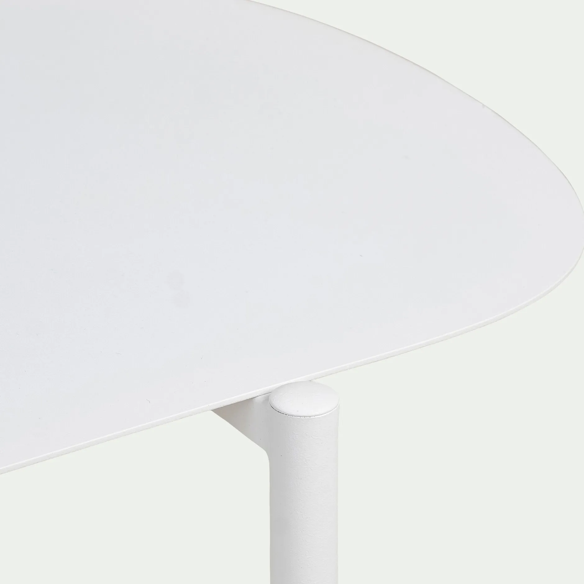 Meuble D'Entrée|Console*alinea Bibliothèque 2 tablettes en acier - L100,50xH46cm Blanc