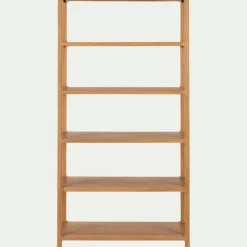 Bibliothèque Et Étagère*alinea Bibliothèque 5 étagères en chêne L90xl35,5xH176,5cm - Bois clair