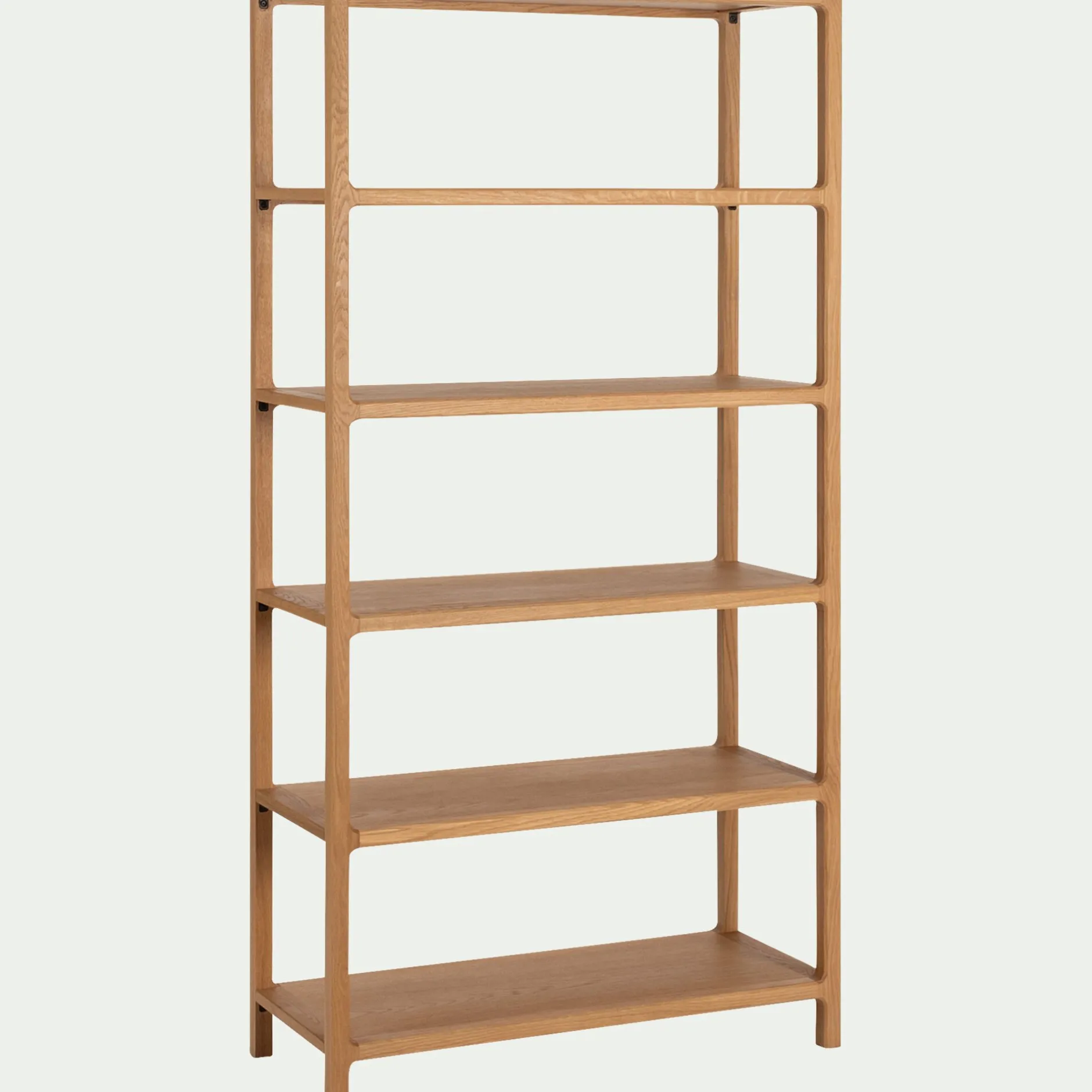 Bibliothèque Et Étagère*alinea Bibliothèque 5 étagères en chêne L90xl35,5xH176,5cm - Bois clair