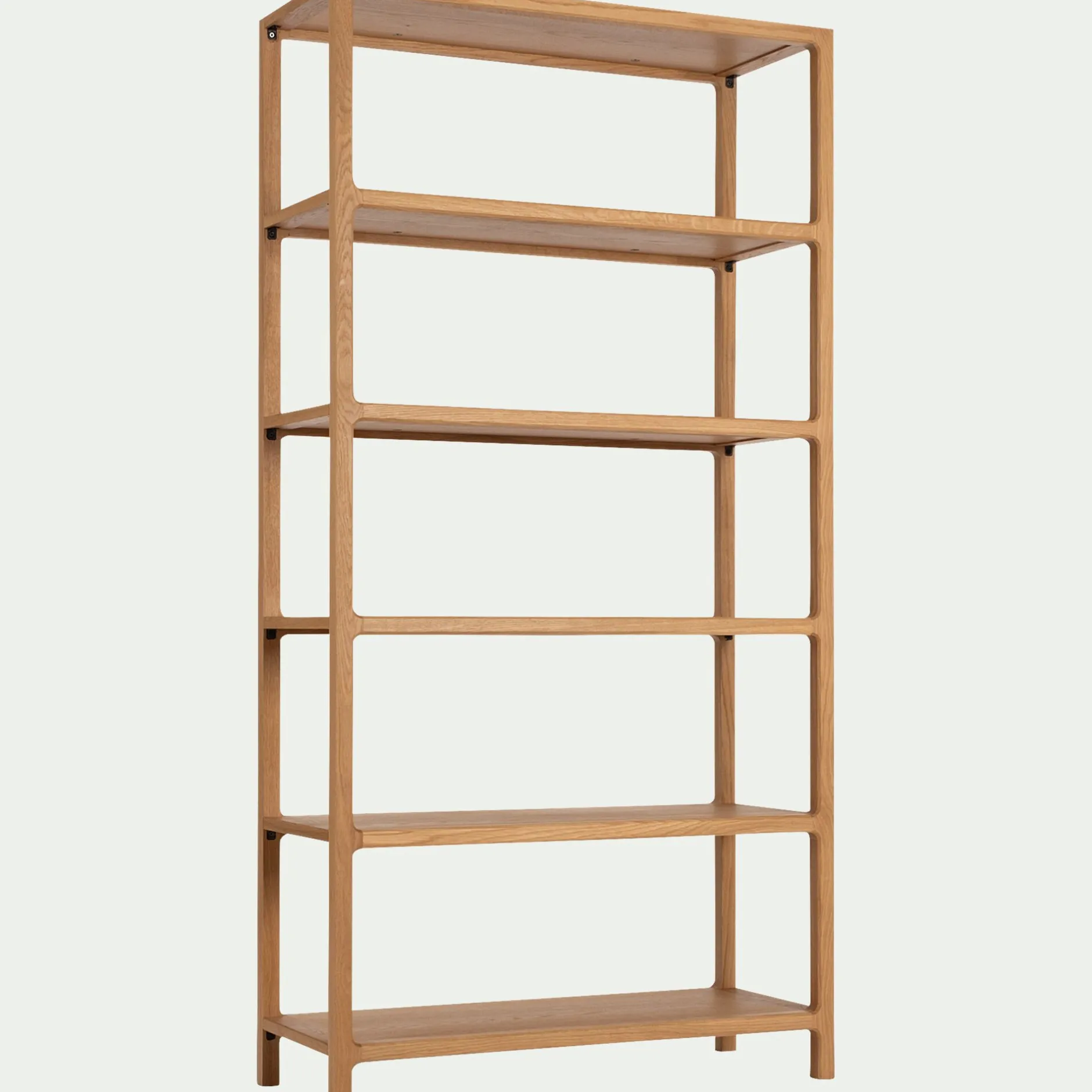 Bibliothèque Et Étagère*alinea Bibliothèque 5 étagères en chêne L90xl35,5xH176,5cm - Bois clair