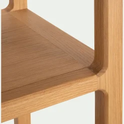 Bibliothèque Et Étagère*alinea Bibliothèque 5 étagères en chêne L90xl35,5xH176,5cm - Bois clair