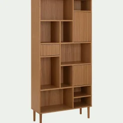 Bibliothèque Et Étagère*alinea Bibliothèque déstructurée en bois L90xH190cm - Bois clair