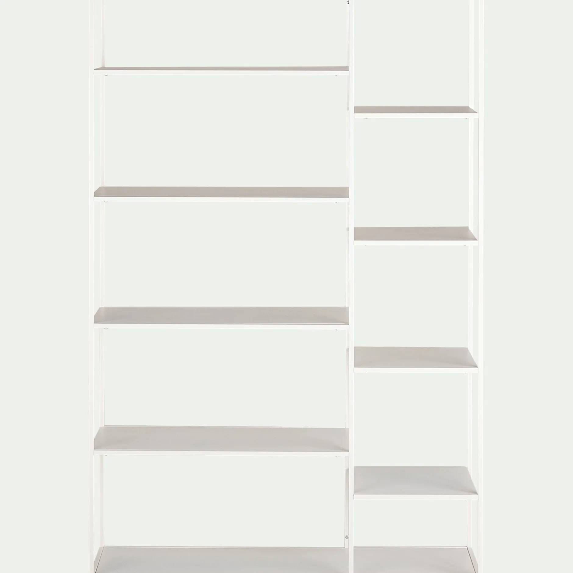 Bibliothèque Et Étagère*alinea Bibliothèque en acier - Blanc