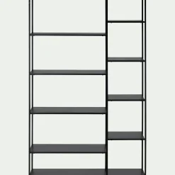 Bibliothèque Et Étagère*alinea Bibliothèque en acier - Noir