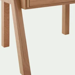 Bibliothèque Et Étagère*alinea Bibliothèque en bois de chêne H192xL68cm - Bois clair