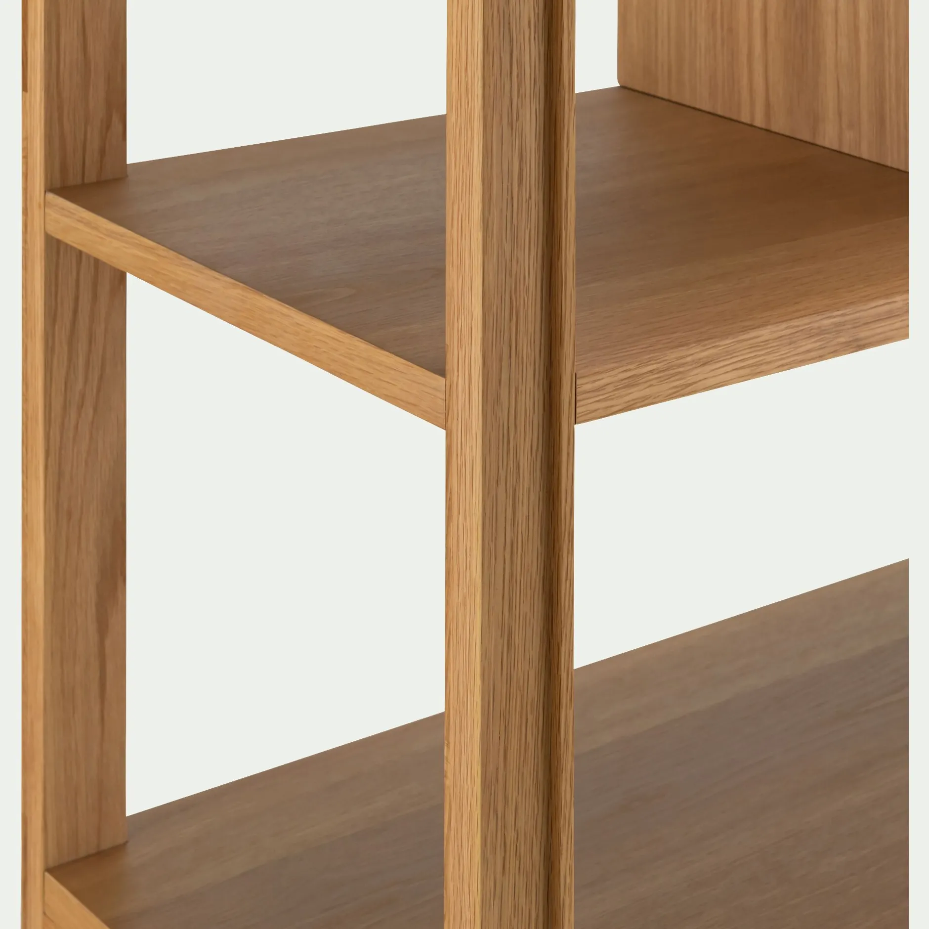 Bibliothèque Et Étagère*alinea Bibliothèque en chêne avec 2 tiroirs et 2 placards - Bois clair