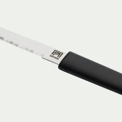 Couvert De Table*alinea Bloc de 6 couteaux bi-matière et bio matière - Noir