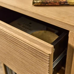 Rangement À Composer*alinea Bloc de 1 tiroir en chêne strié L40cm - Bois clair