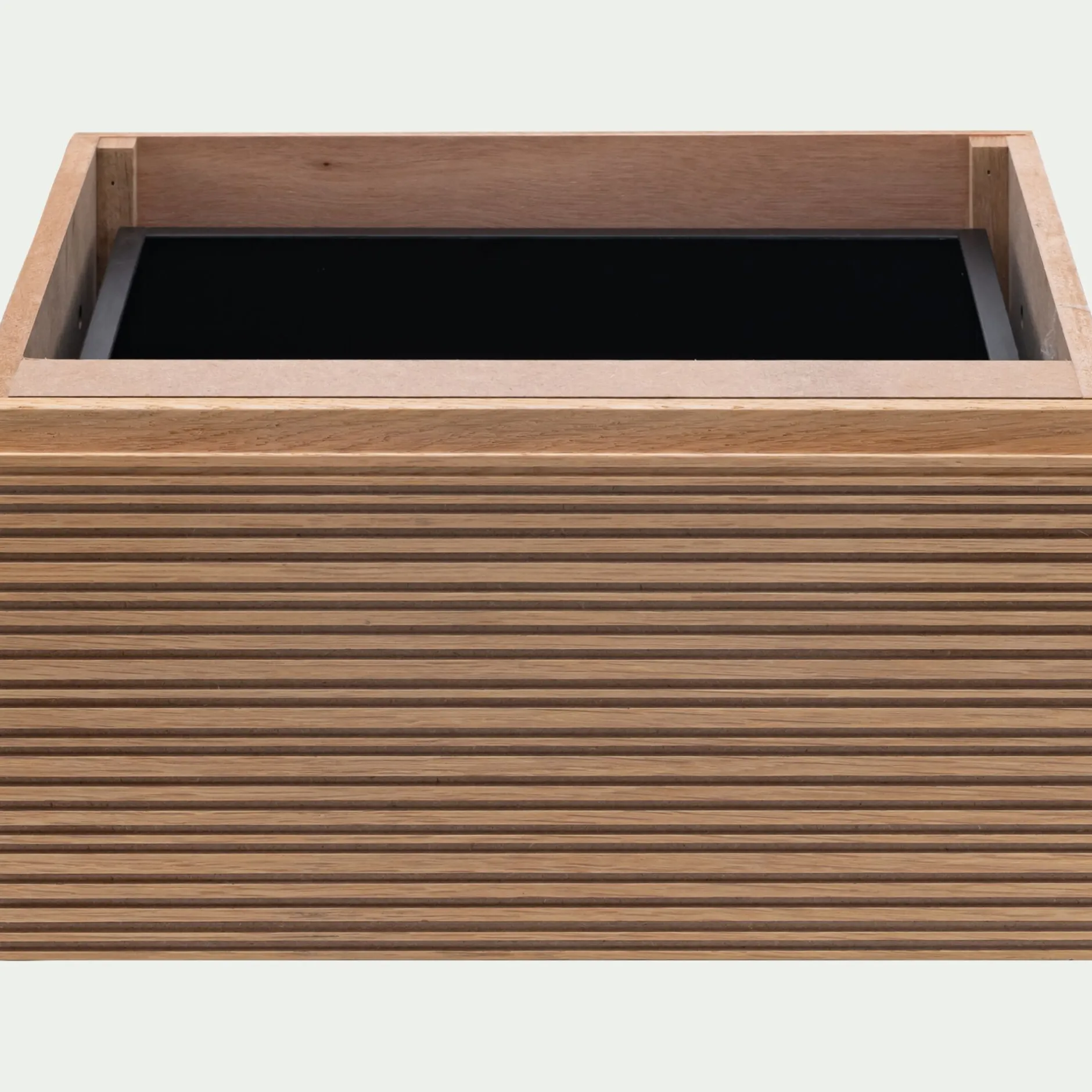 Rangement À Composer*alinea Bloc de 1 tiroir en chêne strié L40cm - Bois clair