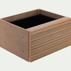 Rangement À Composer*alinea Bloc de 1 tiroir en chêne strié L40cm - Bois clair