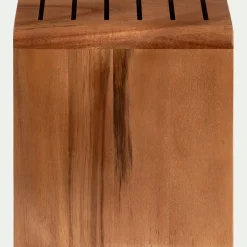 Aménagement Meuble Cuisine|Couteau De Cuisine*alinea Bloc rangement de couteaux en acacia - Bois foncé
