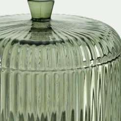 Décoration À Poser*alinea Boite déco en verre D10cm - Vert