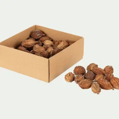 Décoration De La Table De Noël|Vase Et Branchage De Noël*alinea Boite de 20 fruits secs déco - D10xP4,5cm Naturel