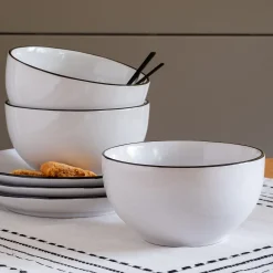 Vaisselle Petit Déjeuner|Bol*alinea Bol en grès D14,3cm - Blanc