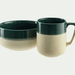 Vaisselle Petit Déjeuner|Bol*alinea Bol en grès D14,5cm - oyat Vert