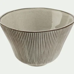 Vaisselle Petit Déjeuner|Bol*alinea Bol en grès réactif D18cm - écorce Marron