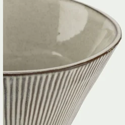 Vaisselle Petit Déjeuner|Bol*alinea Bol en grès réactif D18cm - écorce Marron