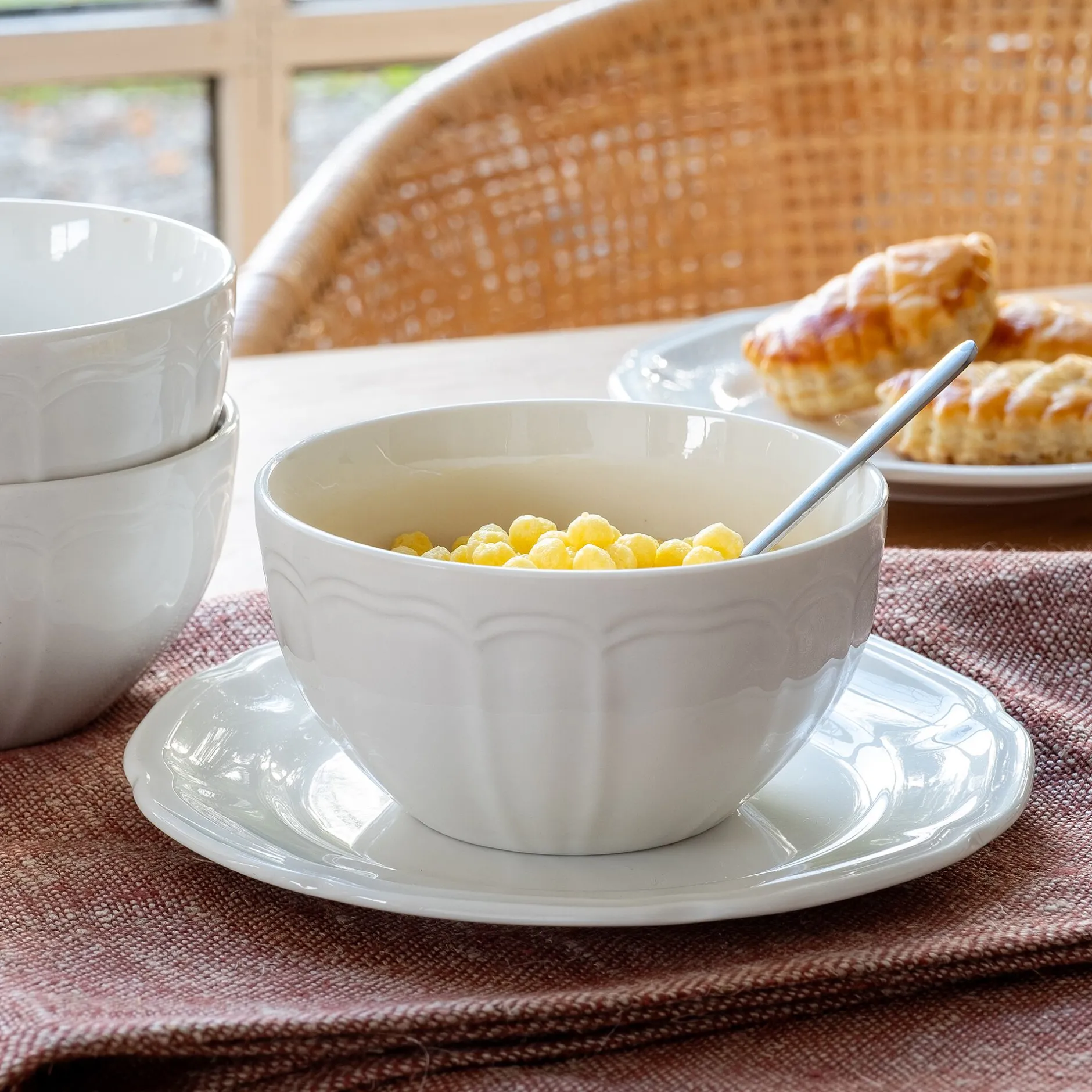 Vaisselle Petit Déjeuner|Bol*alinea Bol en porcelaine - D13,8cm Blanc
