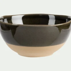 Vaisselle Petit Déjeuner|Bol*alinea Bol organique en grès D16cm - cèdre Vert