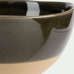 Vaisselle Petit Déjeuner|Bol*alinea Bol organique en grès D16cm - cèdre Vert