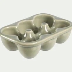 Aménagement Meuble Cuisine|Salière Et Poivrière*alinea Boîte pour 6 œufs en grès - Vert