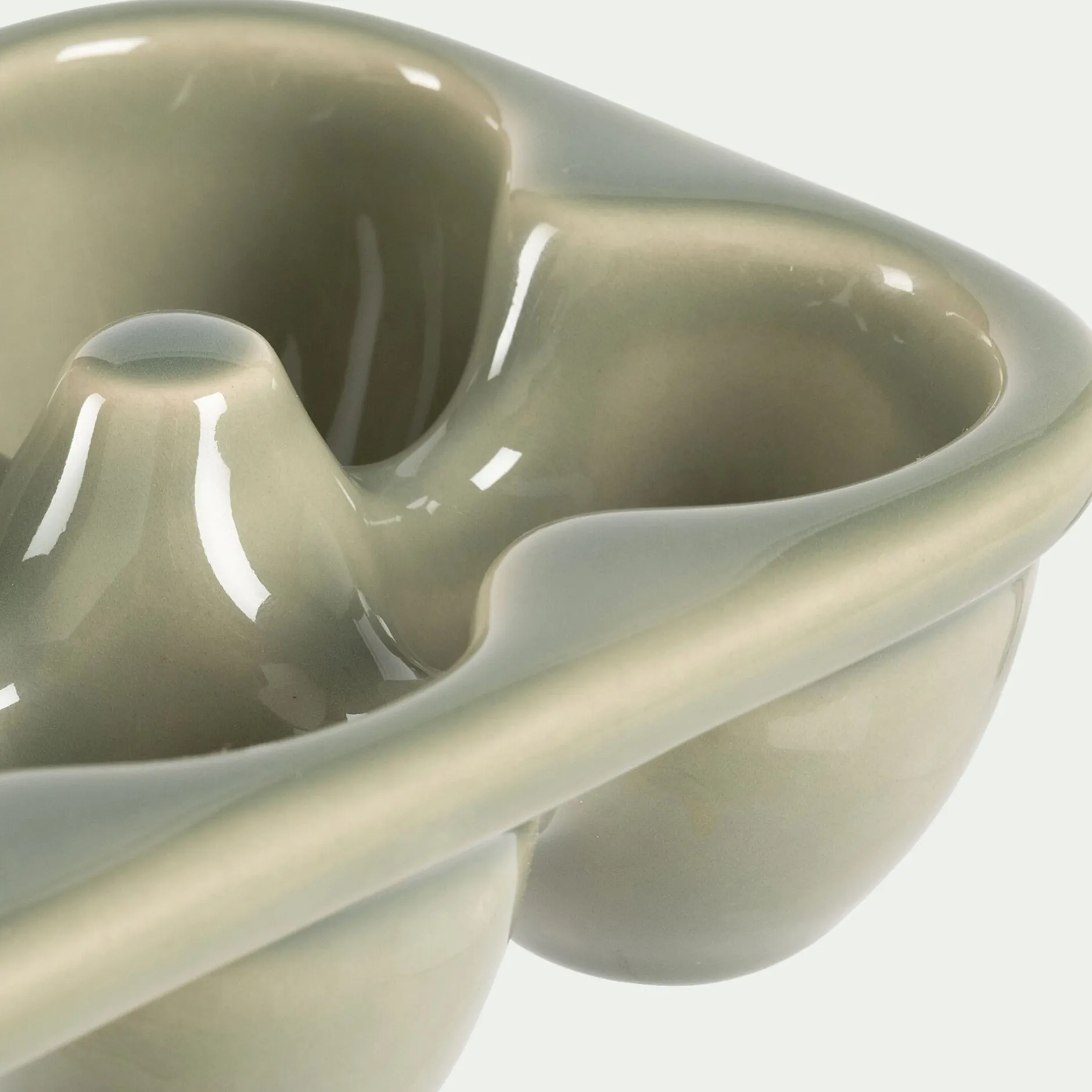 Aménagement Meuble Cuisine|Salière Et Poivrière*alinea Boîte pour 6 œufs en grès - Vert