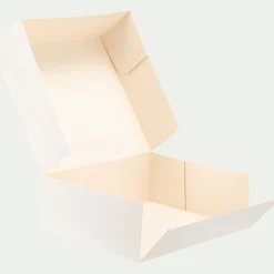 Ustensile Pour Pâtisserie*alinea Boîte pâtissière L26xl26xH10cm - Blanc