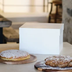 Ustensile Pour Pâtisserie*alinea Boîte pâtissière L30,4xl30,4xH20cm - Blanc