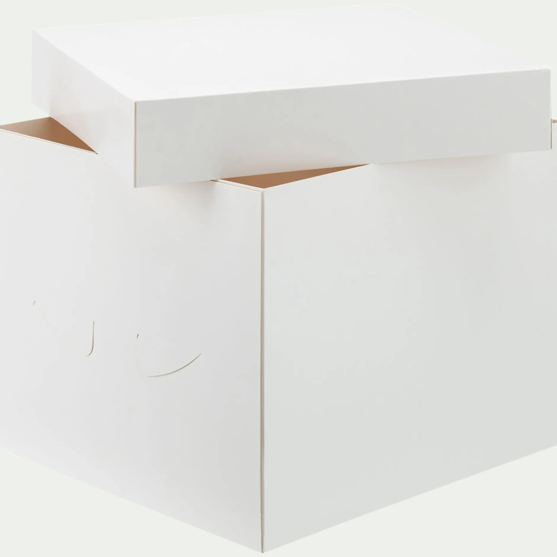 Ustensile Pour Pâtisserie*alinea Boîte pâtissière L25,4xl25,4xH20cm - Blanc